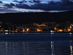 Tramonto di fuoco porto Manfredonia. Foto 023