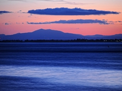 Tramonto di fuoco porto Manfredonia. Foto 024