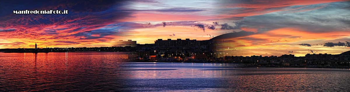 tramonto di fuoco porto di manfredonia