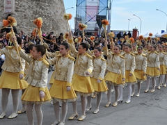 Parata carri allegorici, gruppi mascherati e meraviglie 2015. Foto 063