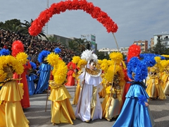 Parata carri allegorici, gruppi mascherati e meraviglie 2015. Foto 079