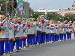 Parata carri allegorici, gruppi mascherati e meraviglie 2015. Foto 090