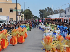 Parata carri allegorici, gruppi mascherati e meraviglie 2015. Foto 092