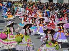 Parata carri allegorici, gruppi mascherati e meraviglie 2015. Foto 115