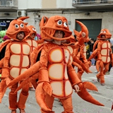 Carnevale di Manfredonia, parata dei carri e gruppi 2017. Foto 262