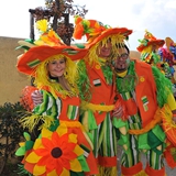 Carnevale di Manfredonia 2018, sfilata carri e gruppi. Foto 001