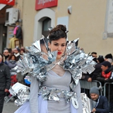 Carnevale di Manfredonia 2018, sfilata carri e gruppi. Foto 020