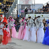 Carnevale di Manfredonia 2018, sfilata carri e gruppi. Foto 029