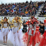 Carnevale di Manfredonia 2018, sfilata carri e gruppi. Foto 031