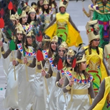 Carnevale di Manfredonia 2018, sfilata carri e gruppi. Foto 059