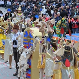 Carnevale di Manfredonia 2018, sfilata carri e gruppi. Foto 073