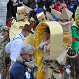 Carnevale di Manfredonia 2018, sfilata carri e gruppi. Foto 075