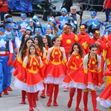 Carnevale di Manfredonia 2018, sfilata carri e gruppi. Foto 079