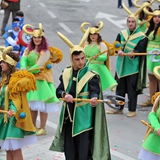 Carnevale di Manfredonia 2018, sfilata carri e gruppi. Foto 085