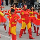 Carnevale di Manfredonia 2018, sfilata carri e gruppi. Foto 093