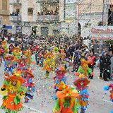 Carnevale di Manfredonia 2018, sfilata carri e gruppi. Foto 132