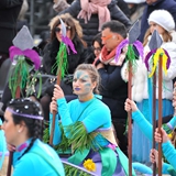 Carnevale di Manfredonia 2018, sfilata carri e gruppi. Foto 307