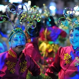 Sfilata della notte colorata. Foto 123