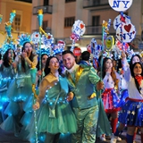 Sfilata della notte colorata. Foto 227