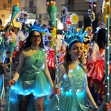 Sfilata della notte colorata. Foto 229